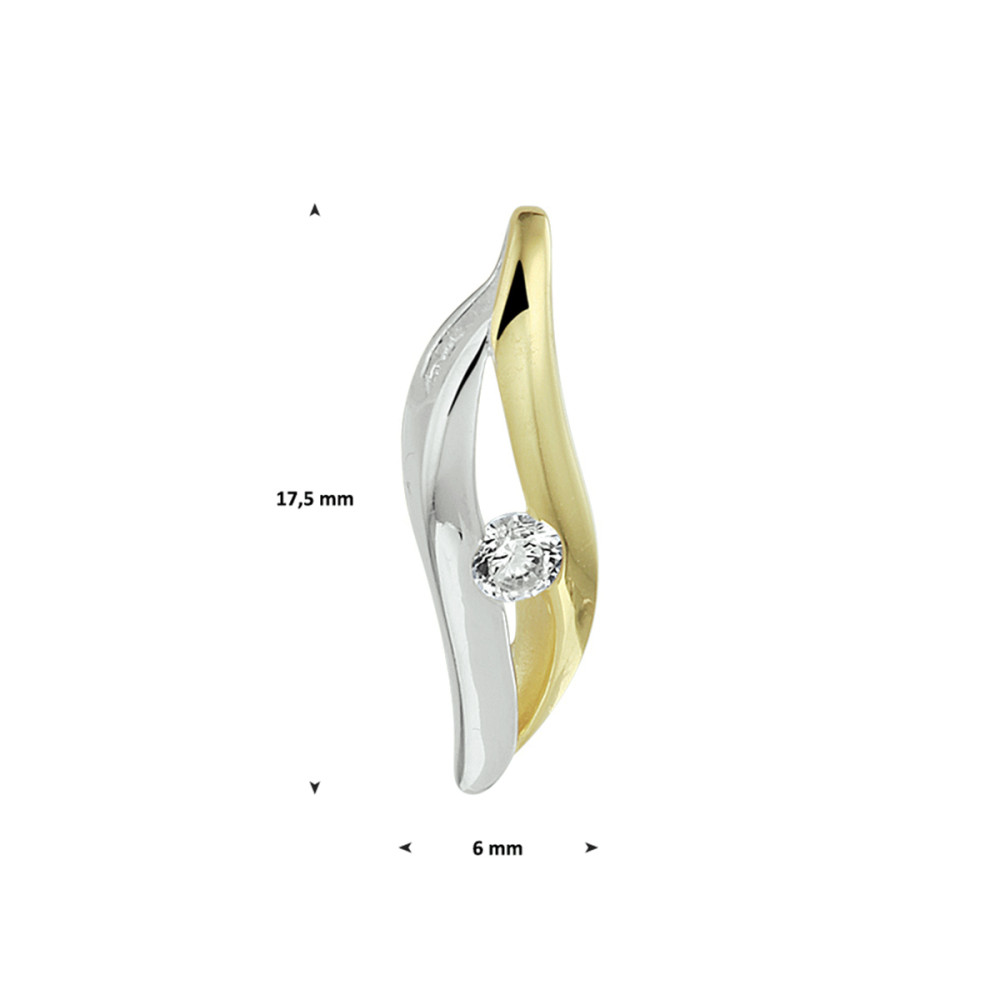 bicolor-gouden-en-witgouden-hanger-met-golvende-vorm-en-zirkonia-hoogte-17-5-mm
