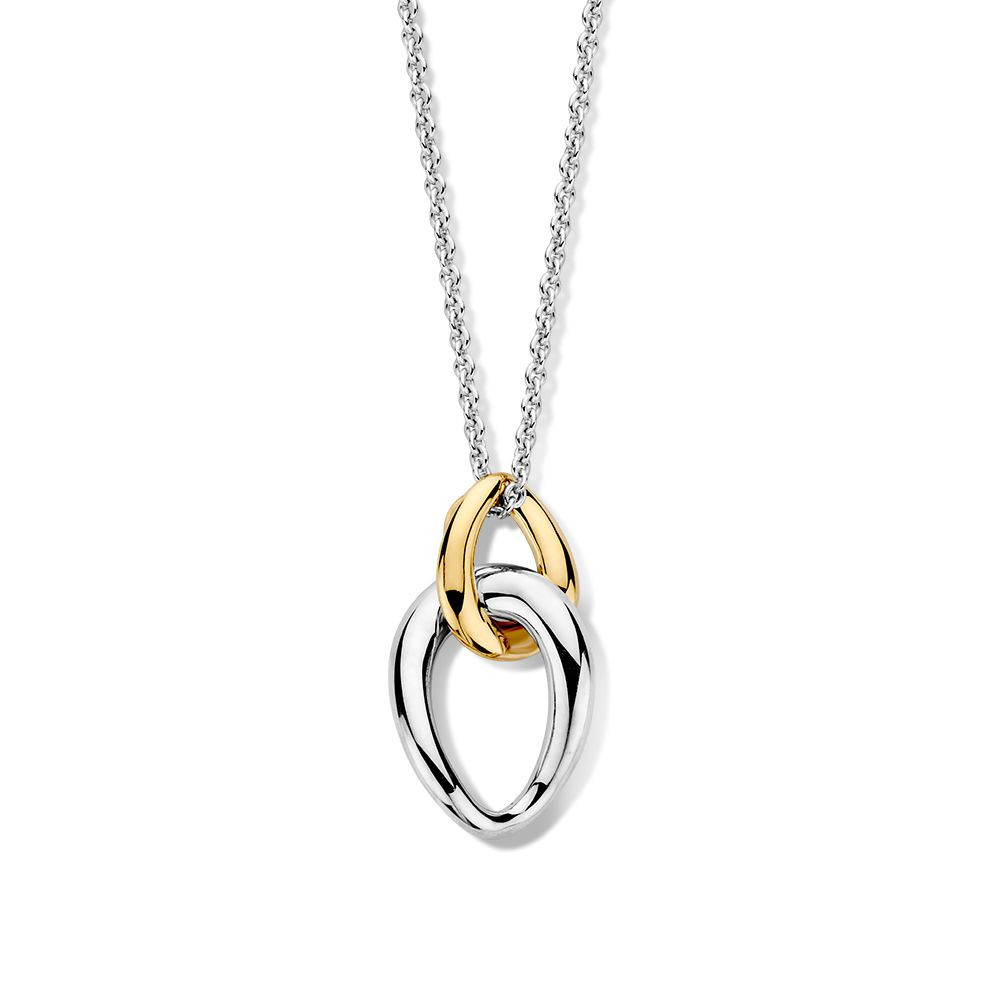 bicolor-gouden-hanger-met-twee-in-elkaar-grijpende-ovalen-hoogte-31-mm