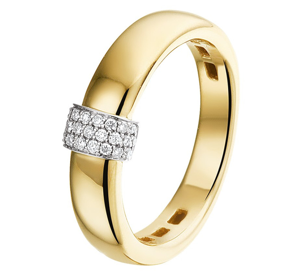 bicolor-pave-ring-van-14-karaat-goud-klassieke-ronde-vorm-met-diamanten-0-09-crt