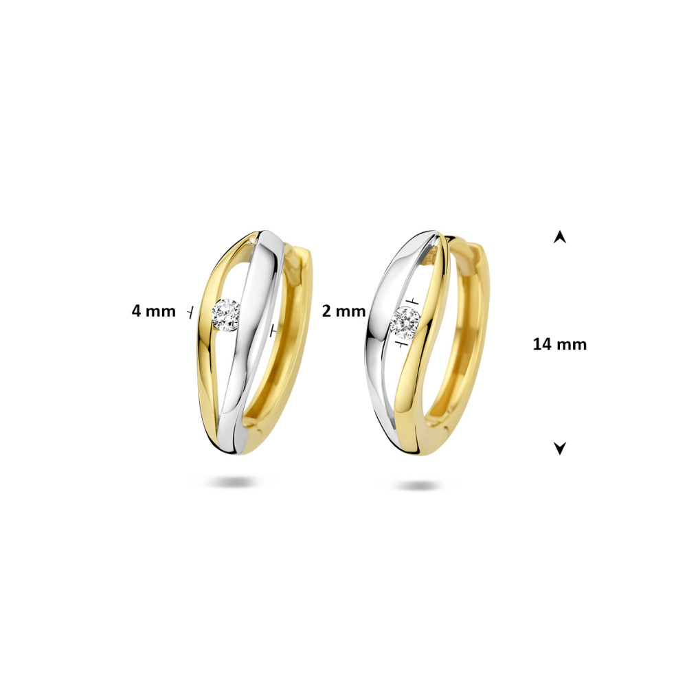 bicolor-ronde-oorbellen-14-karaat-goud-en-witgoud-diamant-0-06-crt-4-mm-breed-x-14-mm-hoog