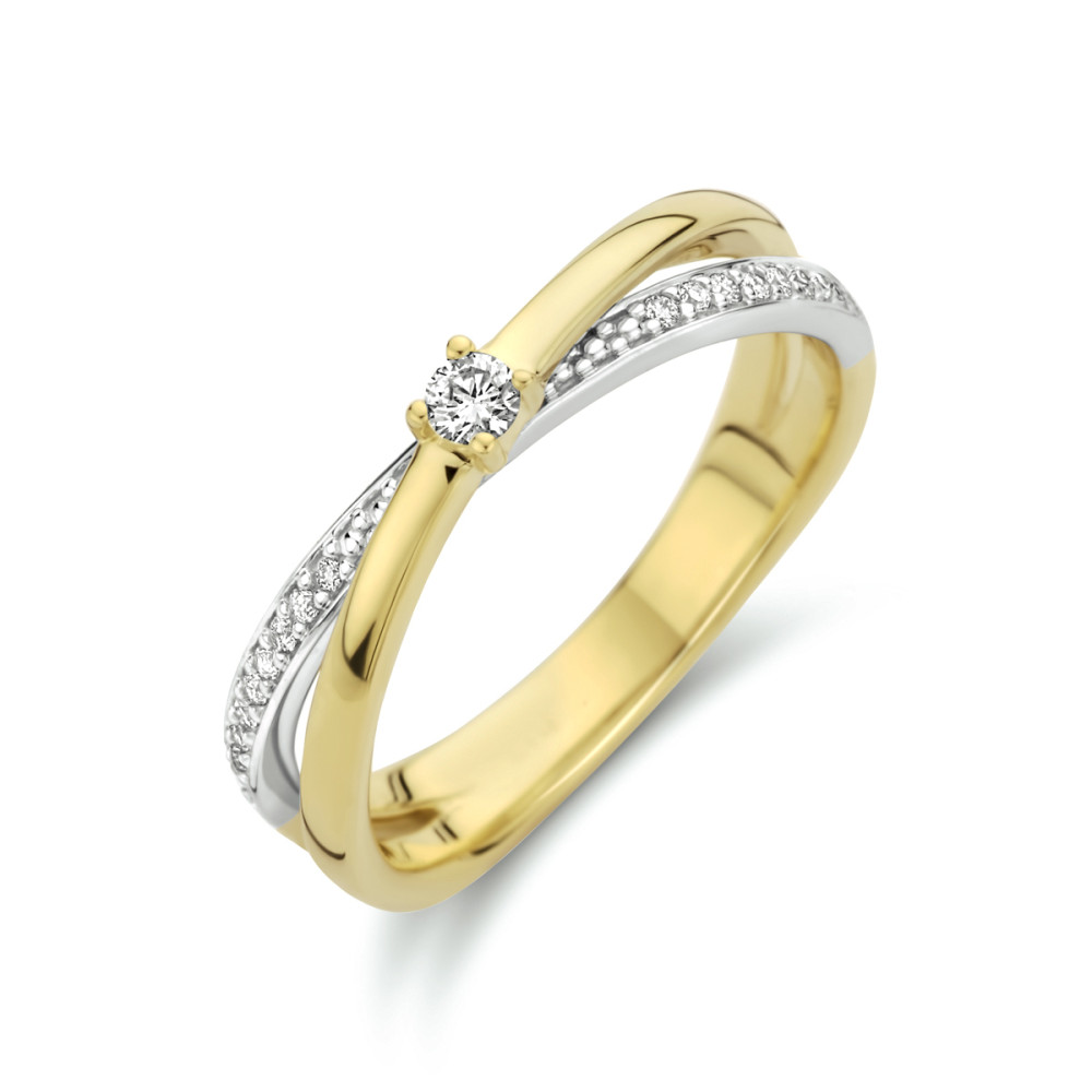 bicolor-solitair-ring-met-diamant-en-pave-zijstenen