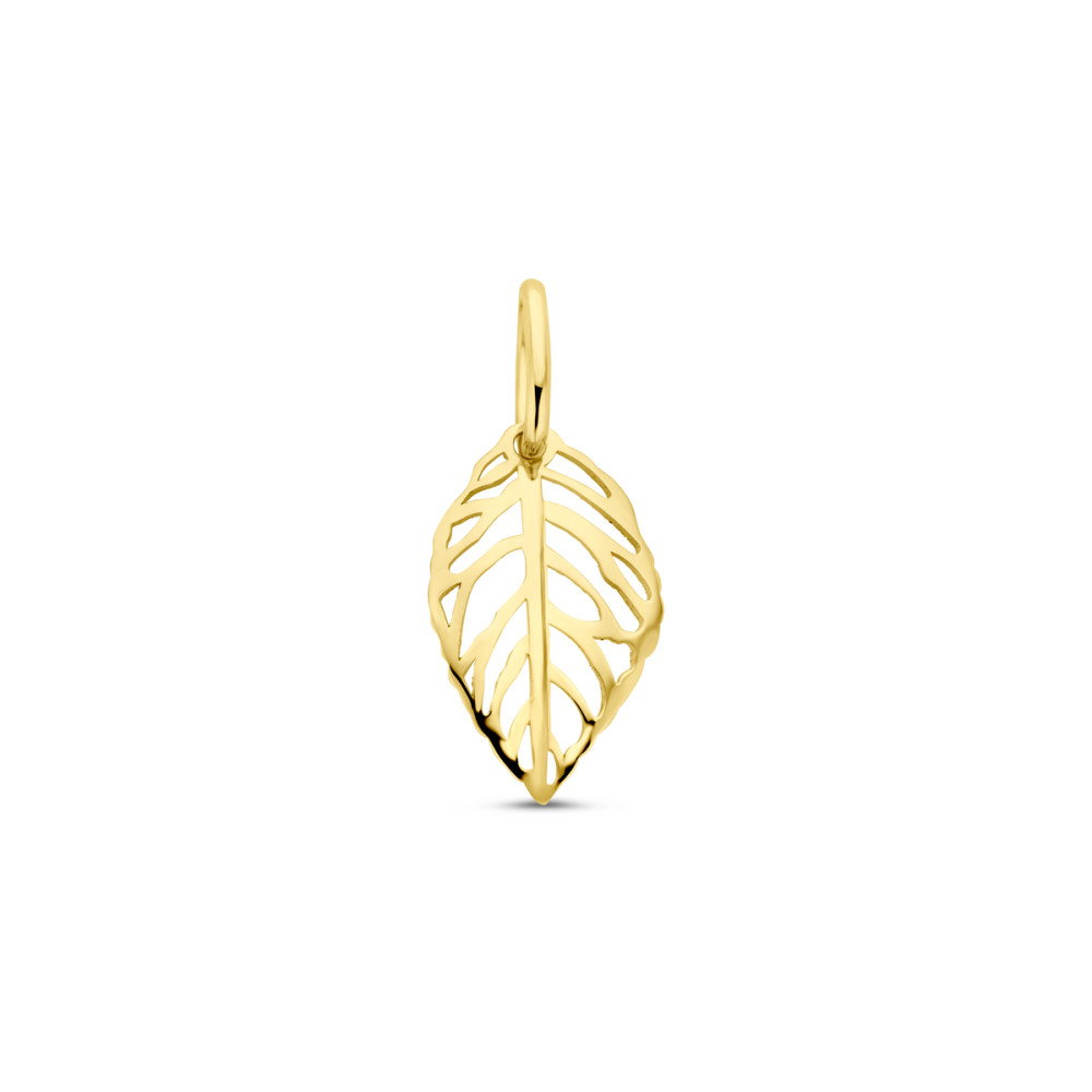 blad-hanger-glanzend-14-karaat-goud-open-design-7-5-mm-breed-x-17-mm-hoog