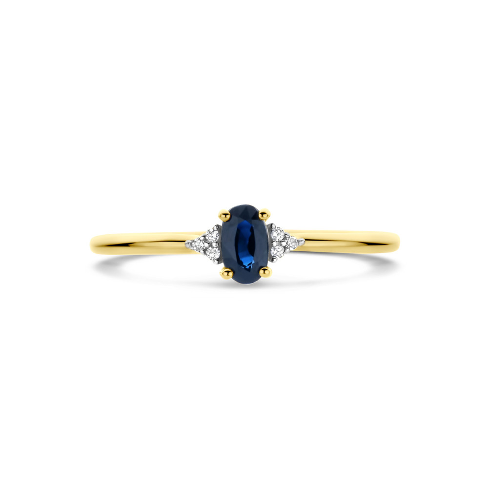 blauwe-saffier-ring-goud-14-karaat-ovaal-en-diamanten-0-02-crt-3-mm-breedte