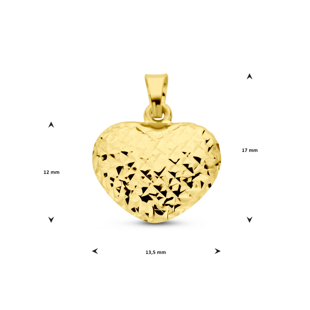 bolle-gouden-hart-hanger-met-gediamanteerd-oppervlak-13-5-mm-breed-hoogte-12-mm