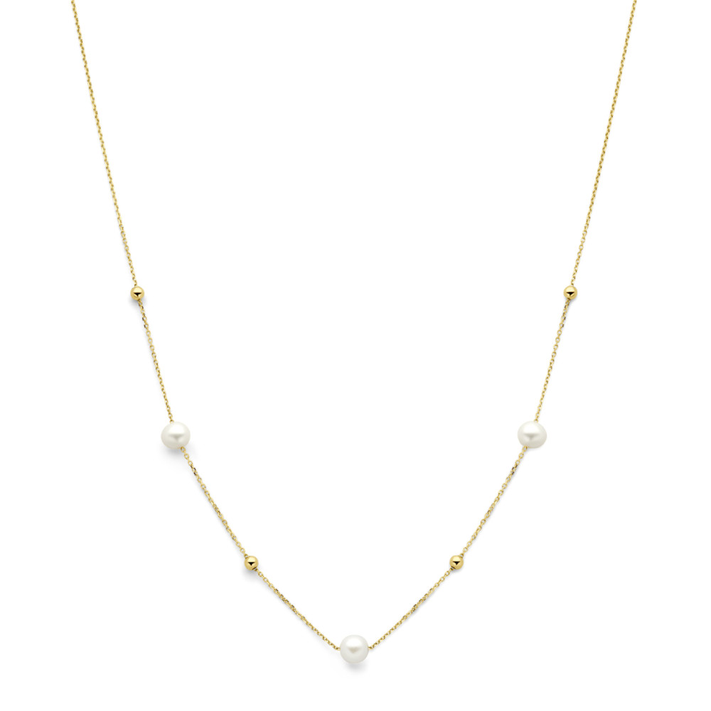 bolletjes-0-9-mm-parelcollier-goud-lengte-verstelbaar-42-45-cm