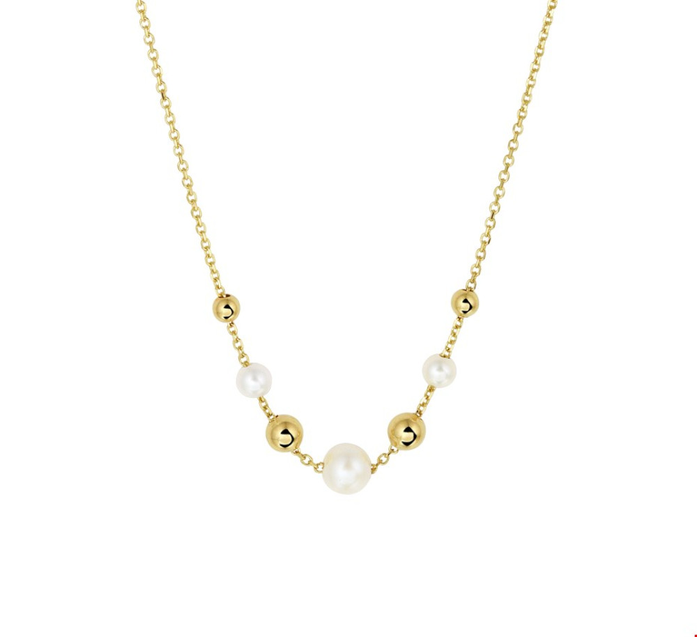 bolletjes-1-mm-parelketting-zoetwaterparel-goud-lengte-verstelbaar-42-45-cm
