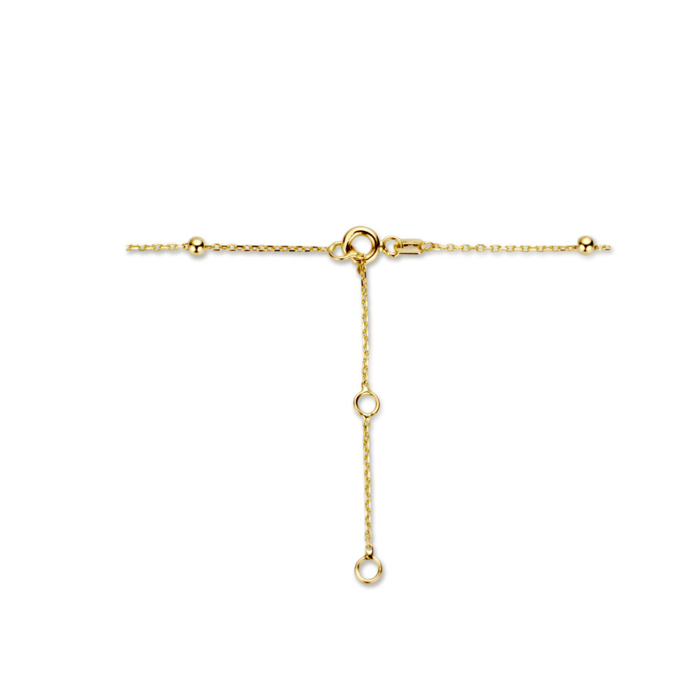 bolletjes-2-5-mm-collier-goud-zonder-hanger-lengte-verstelbaar-40-44-cm