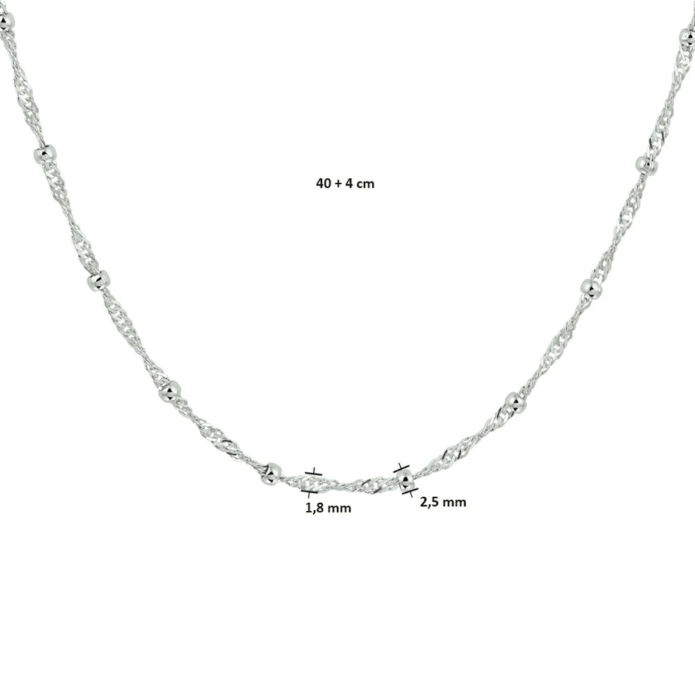 bolletjes-2-5-mm-schakelcollier-van-gerhodineerd-zilver