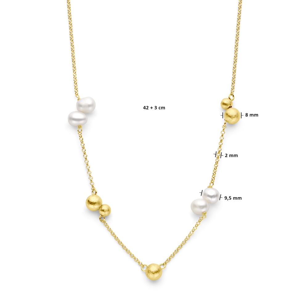 bolletjes-2-mm-parelcollier-met-zoetwaterparel-lengte-verstelbaar-42-45-cm