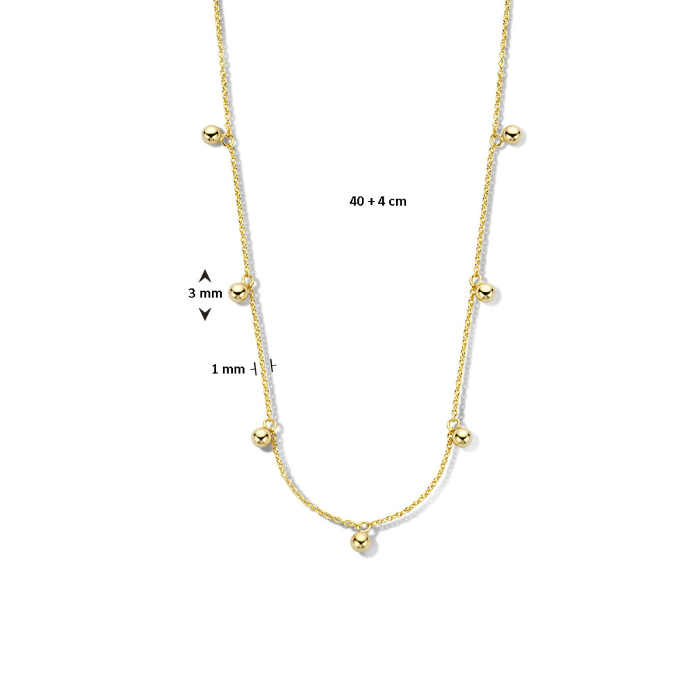 bolletjes-ketting-goudkleurig-glanzend-1-mm-breedte-lengte-40-44-cm