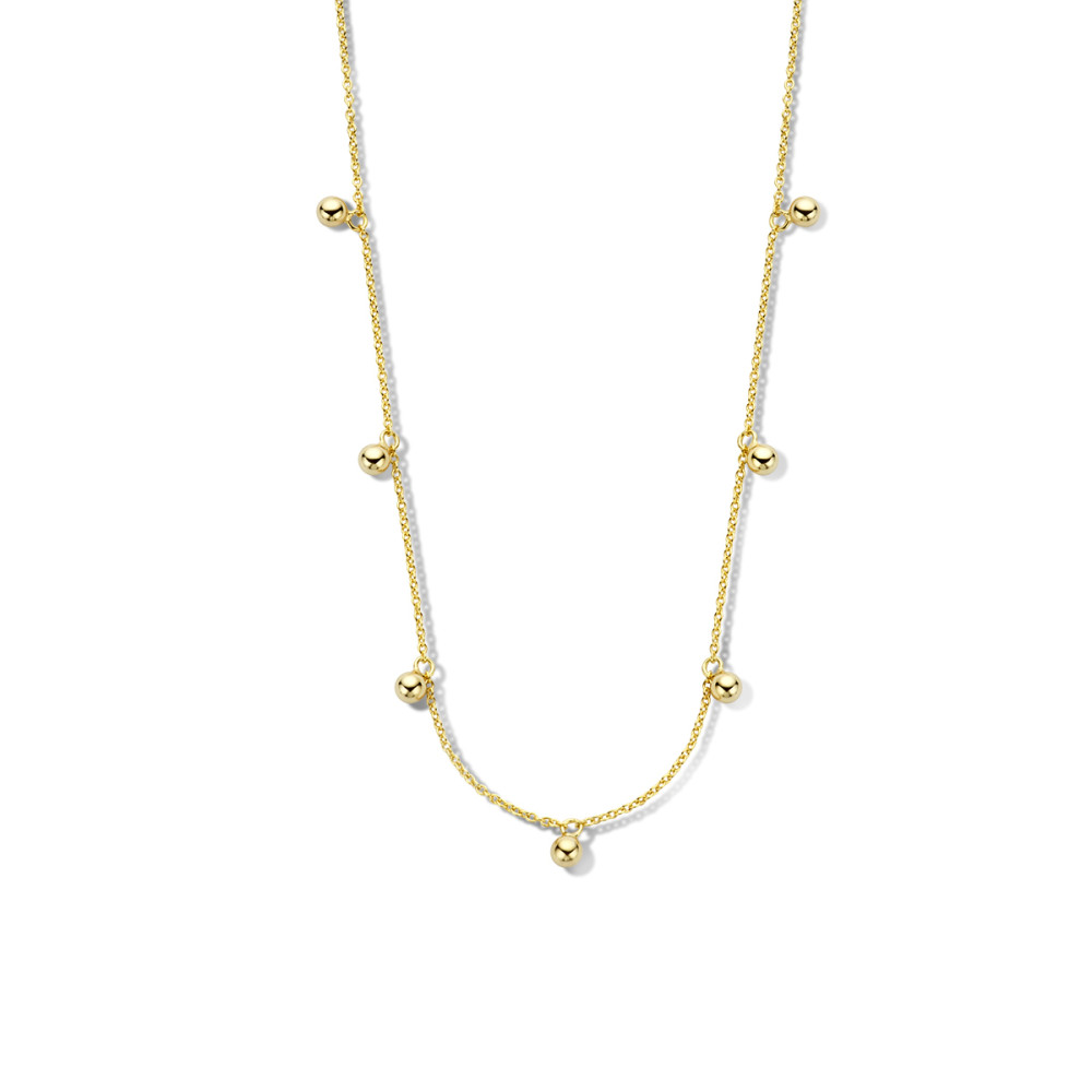 bolletjes-ketting-goudkleurig-glanzend-1-mm-breedte-lengte-40-44-cm