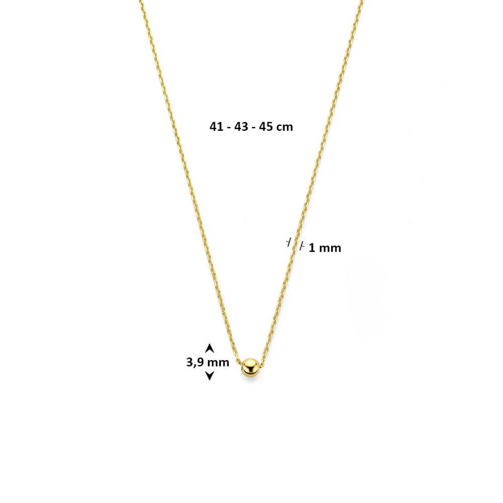 bolletjes-ketting-met-hanger-9-karaat-goudkleurig-1-mm-breedte-lengte-41-43-45-cm