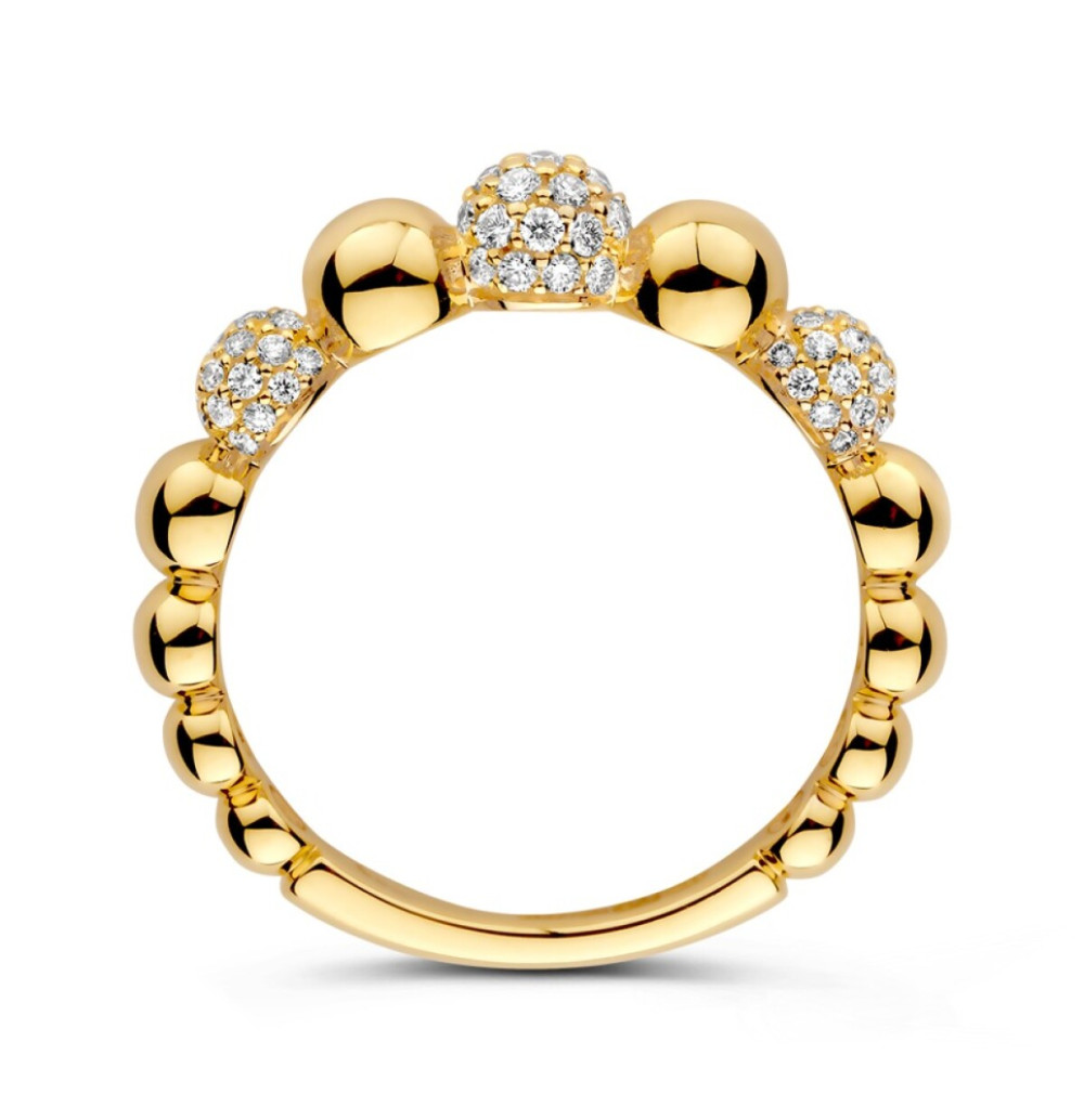 bolletjes-ring-14-karaat-goud-diamant-transparant-0-42-crt-glanzend-5-mm-breedte