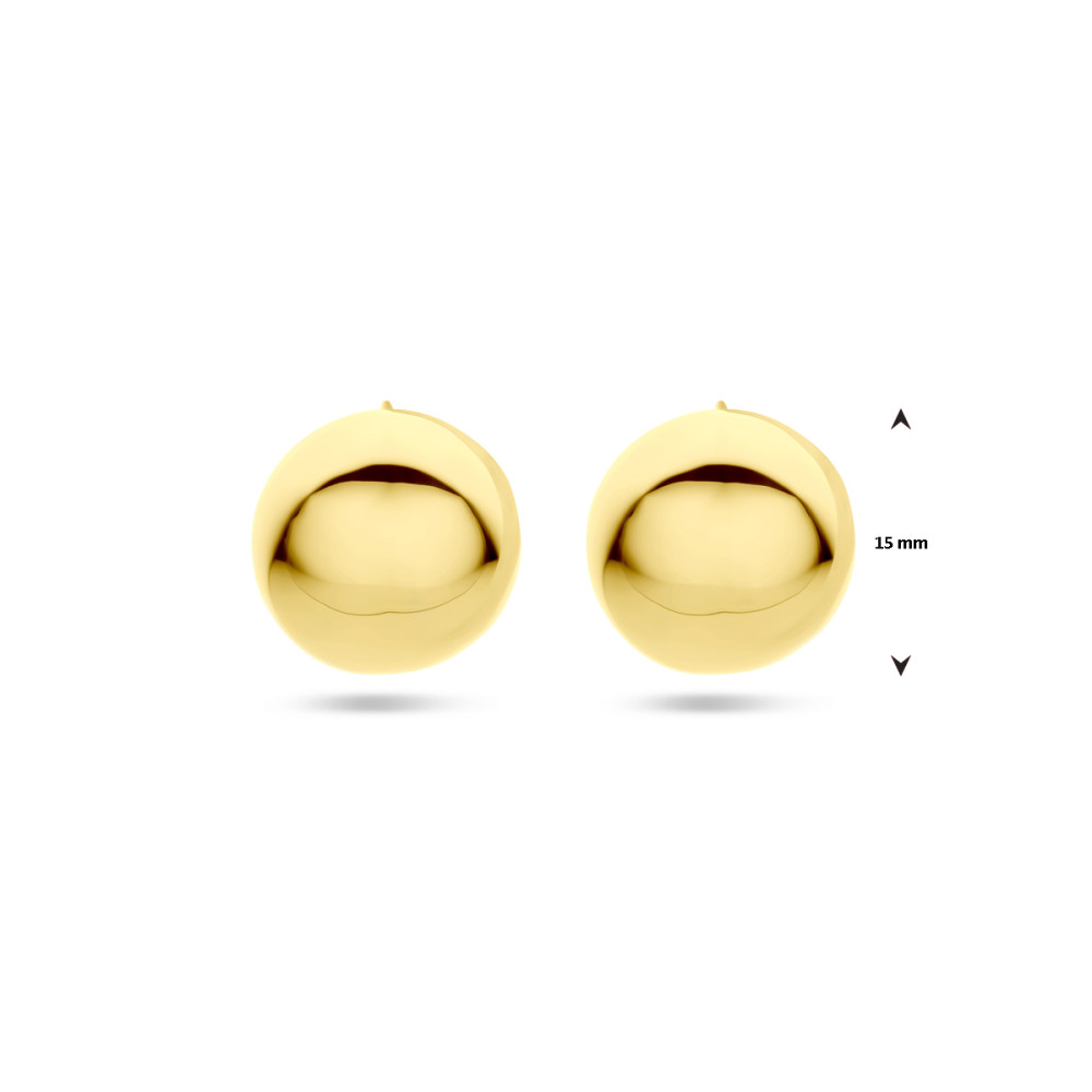 bolvormige-oorstekers-gold-plating-diameter-15-mm