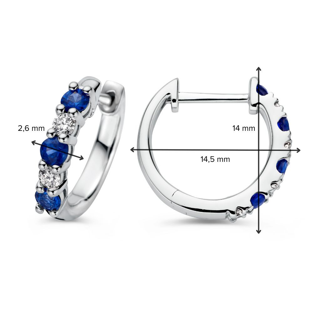 briljantvormige-klapoorringen-witgoud-met-saffier-en-diamant-diameter-14-5-mm