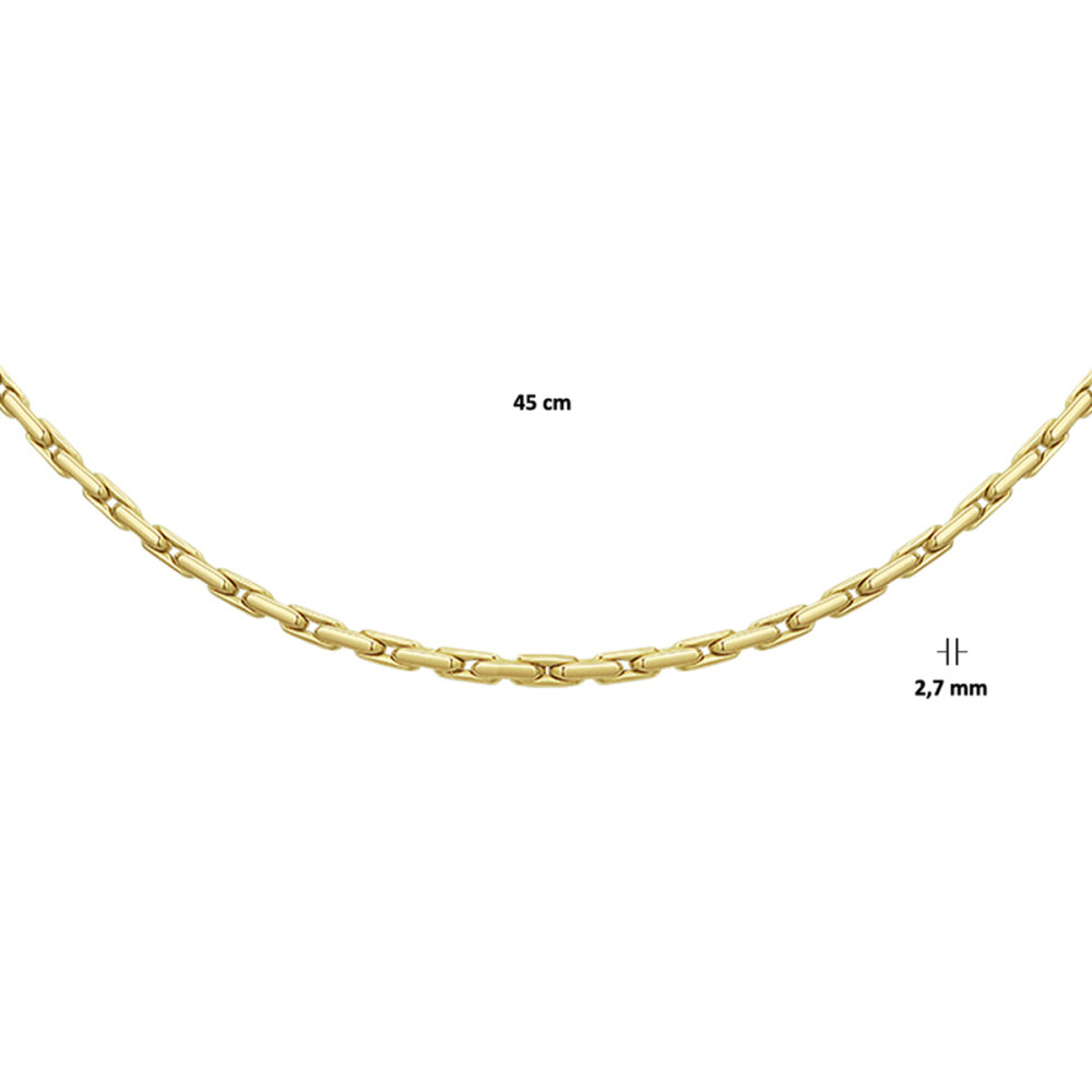 cardano-schakelketting-14-karaat-goud-glanzend-2-7-mm-breedte-lengte-45-cm