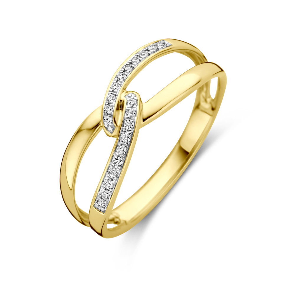crossover-ring-14-karaat-goud-diamant-0-06-crt-pavezetting-6-5-mm-breedte