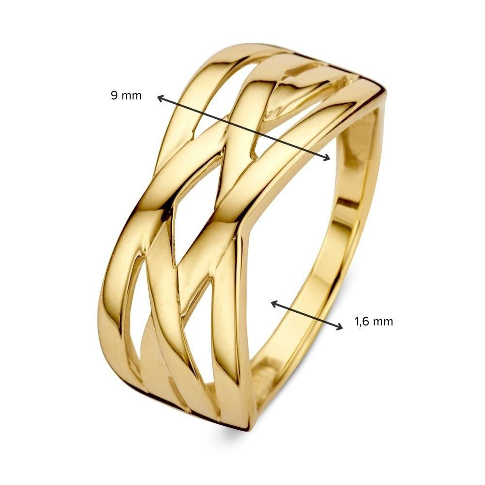 crossover-ring-van-14-karaat-goud-9-mm
