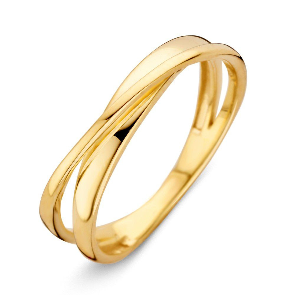 crossover-ring-van-14-karaat-goud-elegant-vloeiend-ontwerp-zonder-stenen