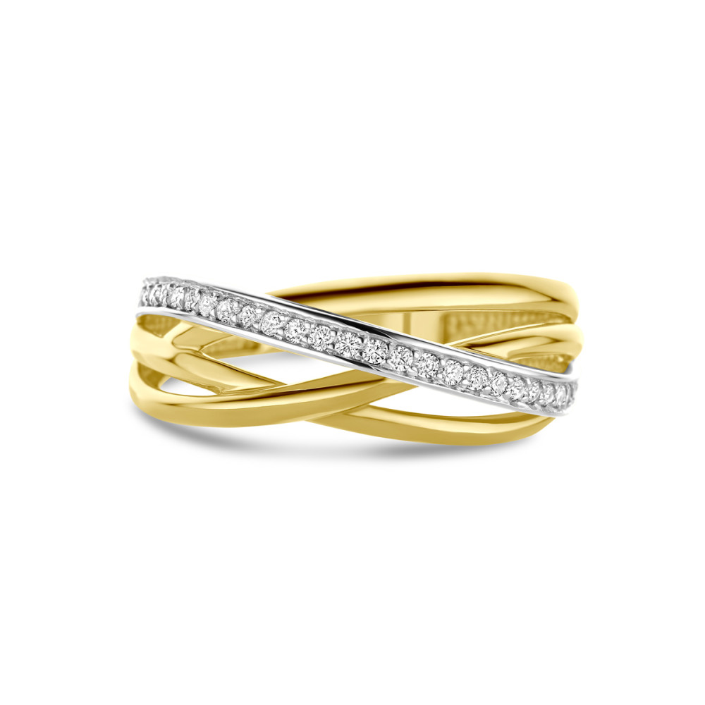 crossover-ring-zirkonia-bicolor-glanzend-gevlochten-14-karaat-goud-8-mm-breedte