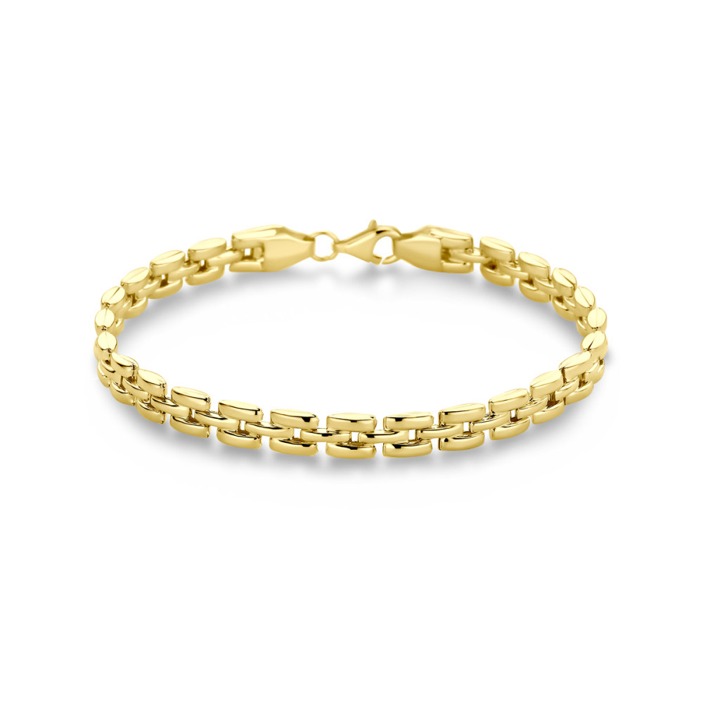 dames-panter-schakelarmband-14-karaat-goud-glanzend-5-3-mm-breedte-lengte-19-cm