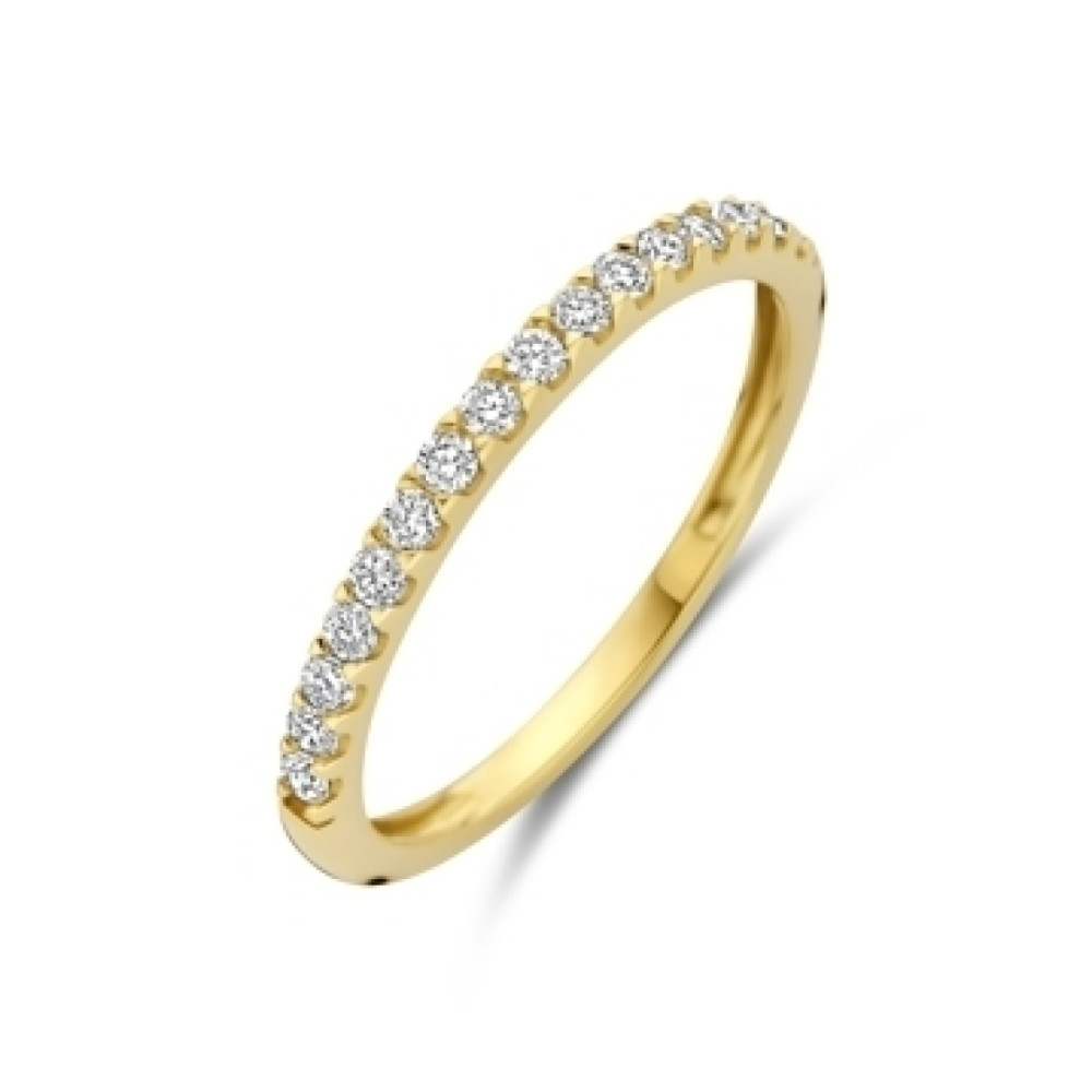 dames-ring-14-karaat-goud-glanzend-met-0-255-crt-lab-grown-diamant-transparant-2-mm-breedte