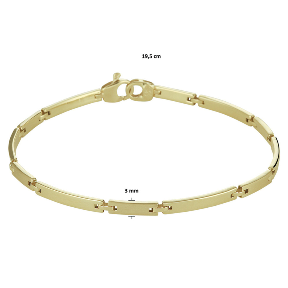 dames-schakelarmband-14-karaat-mat-goud-3-mm-breedte-lengte-19-5-cm