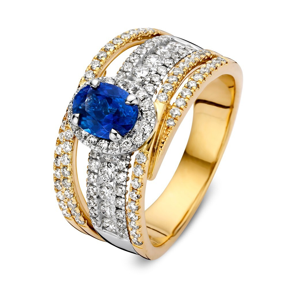 diamanten-ring-1-07-crt-met-blauwe-saffier-van-14-karaaat-goud-en-witgoud