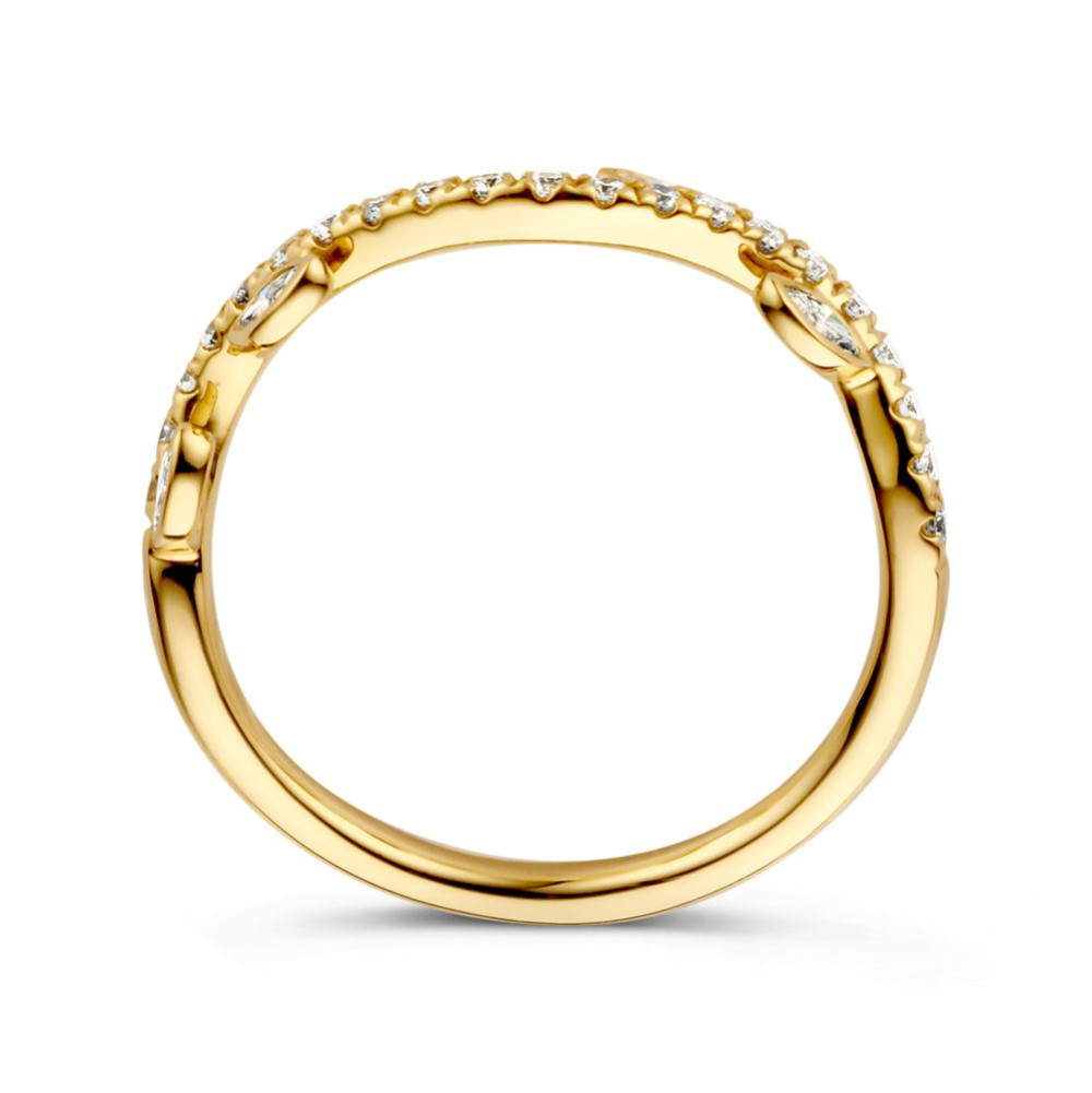 diamanten-schakelring-0-37-crt-met-blaadjes-van-4-8-mm-breed