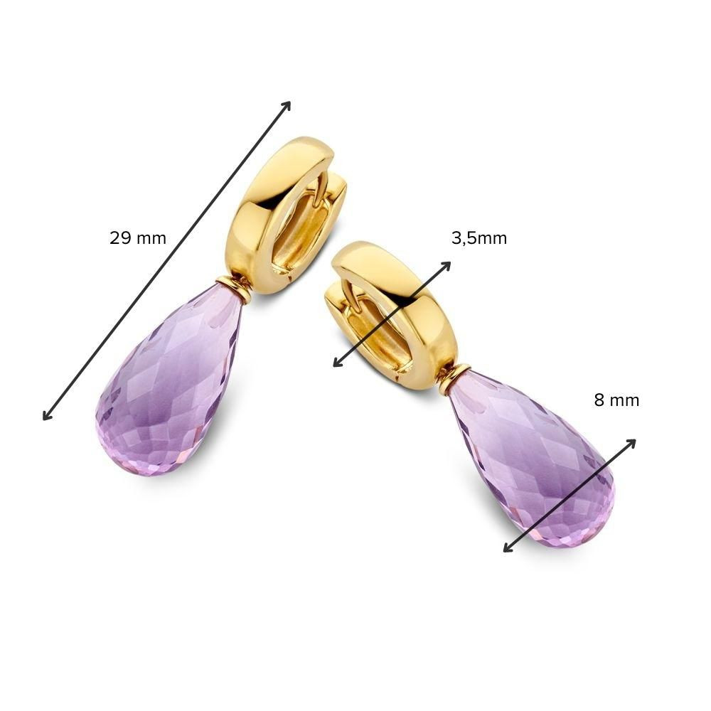 druppel-amethist-oorhangers-goud-29-mm