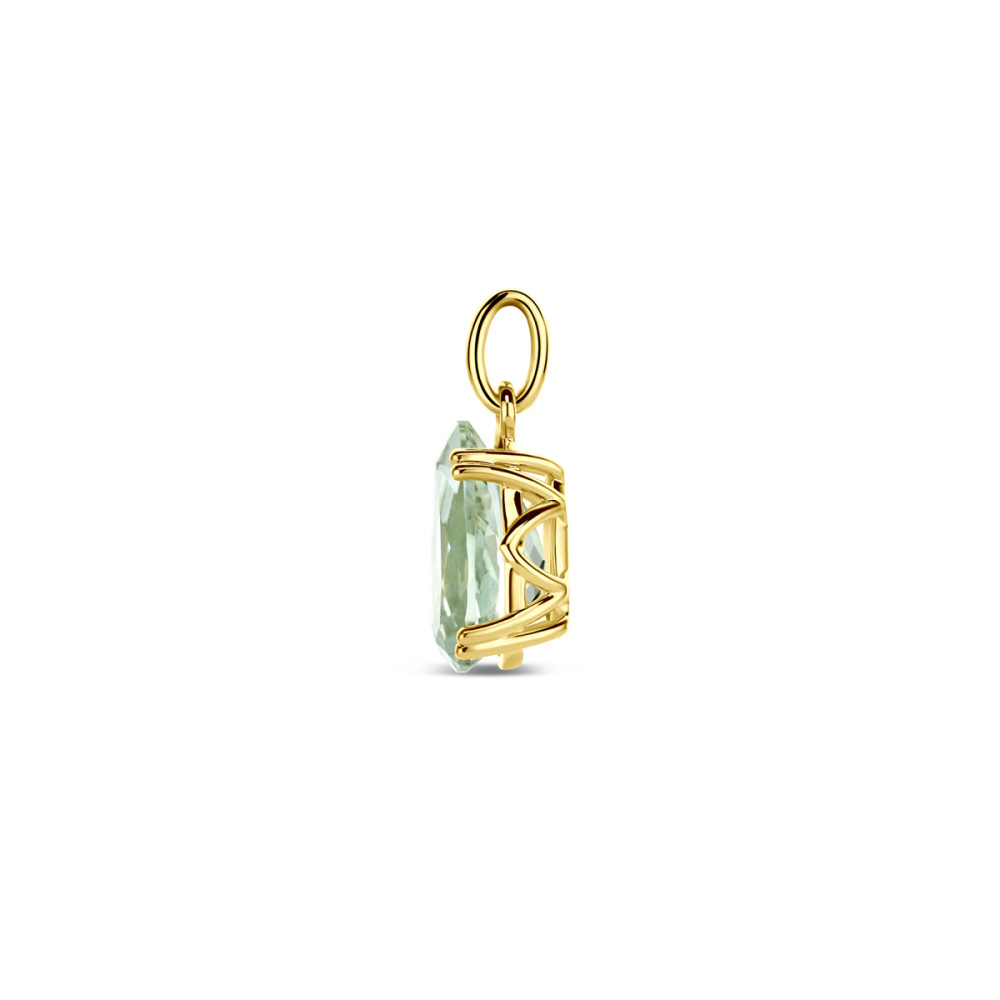 druppel-hanger-groene-amethist-en-14-karaat-goud-glanzend-18-mm-hoog