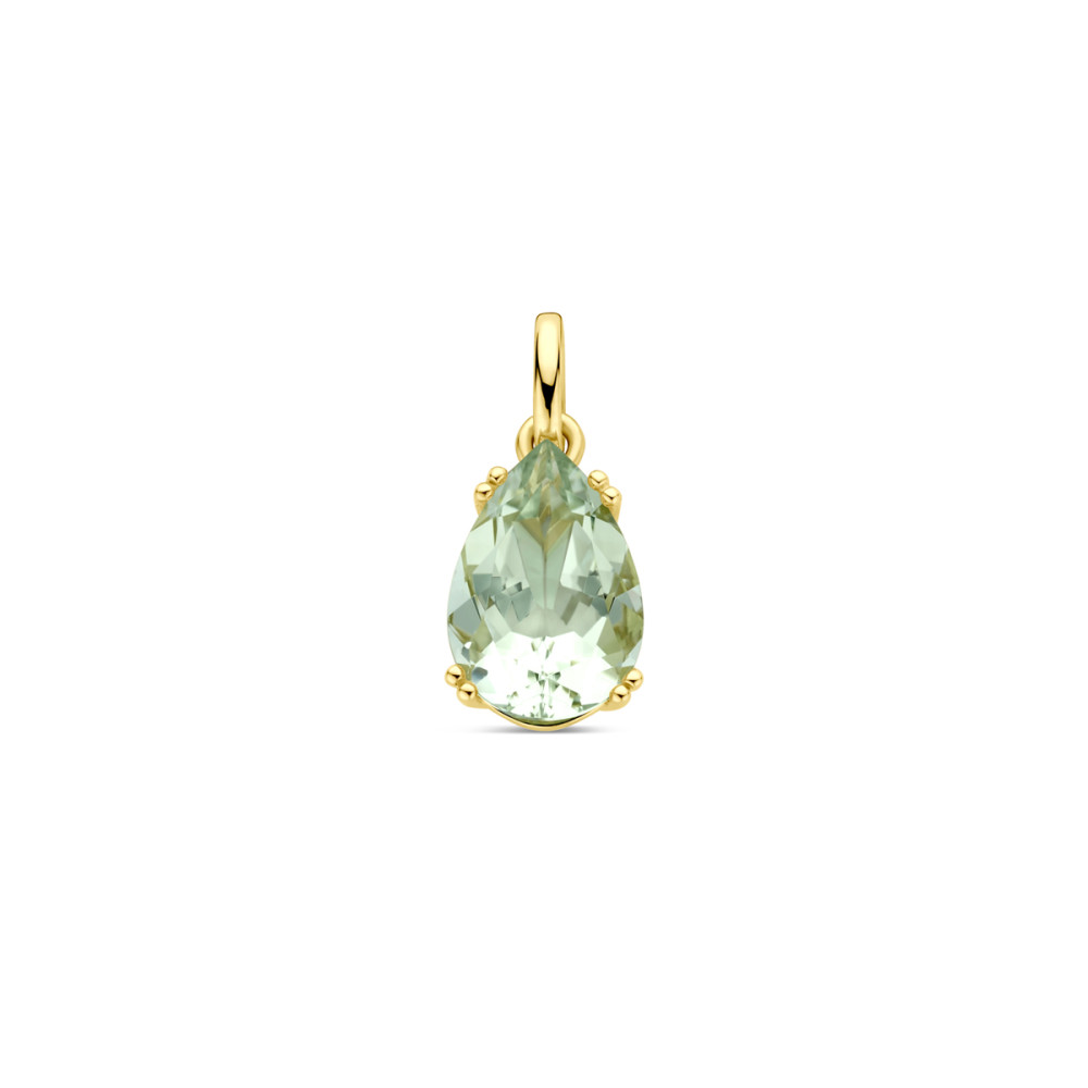 druppel-hanger-groene-amethist-en-14-karaat-goud-glanzend-18-mm-hoog