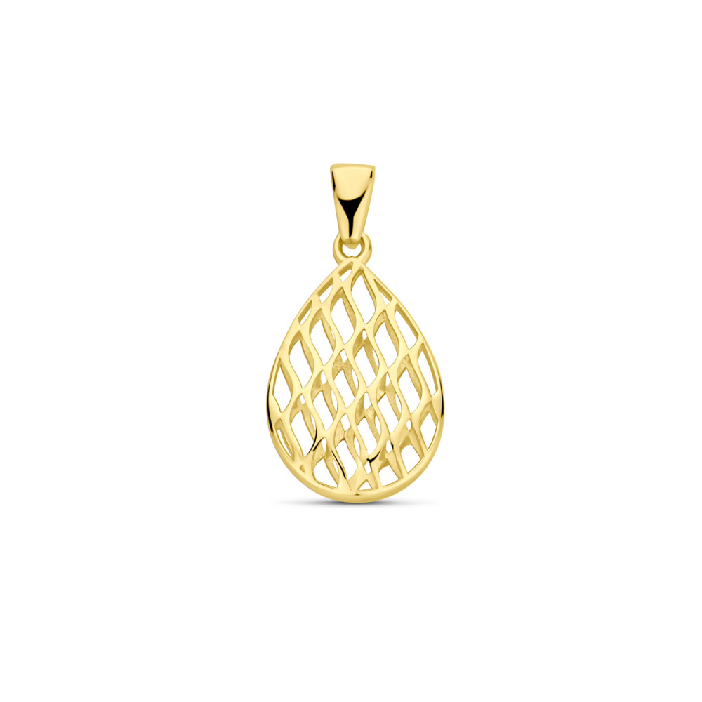 druppel-hanger-opengewerkt-raster-patroon-14-karaat-goud-12-mm-breed-x-24-mm-hoog