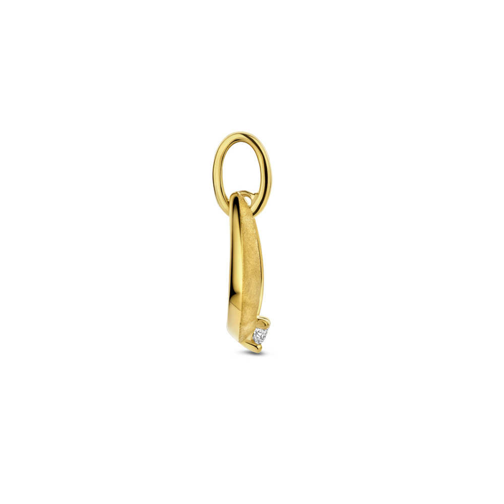druppel-hanger-scratched-14-karaat-goud-en-diamant-0-03-crt-8-5-mm-breed-x-15-5-mm-hoog