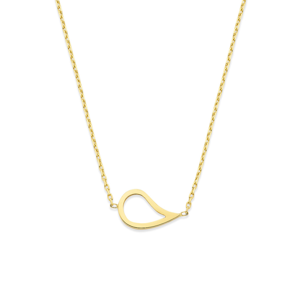 druppel-ketting-14-karaat-goud-glanzend-1-mm-breedte-lengte-41-43-45-cm
