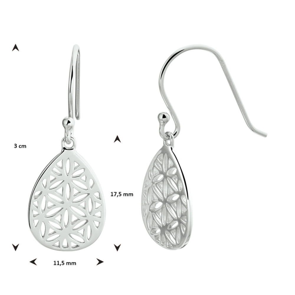 druppelvormige-oorhangers-van-gerhodineerd-zilver-met-bloempatroon-11-5-x-30-mm