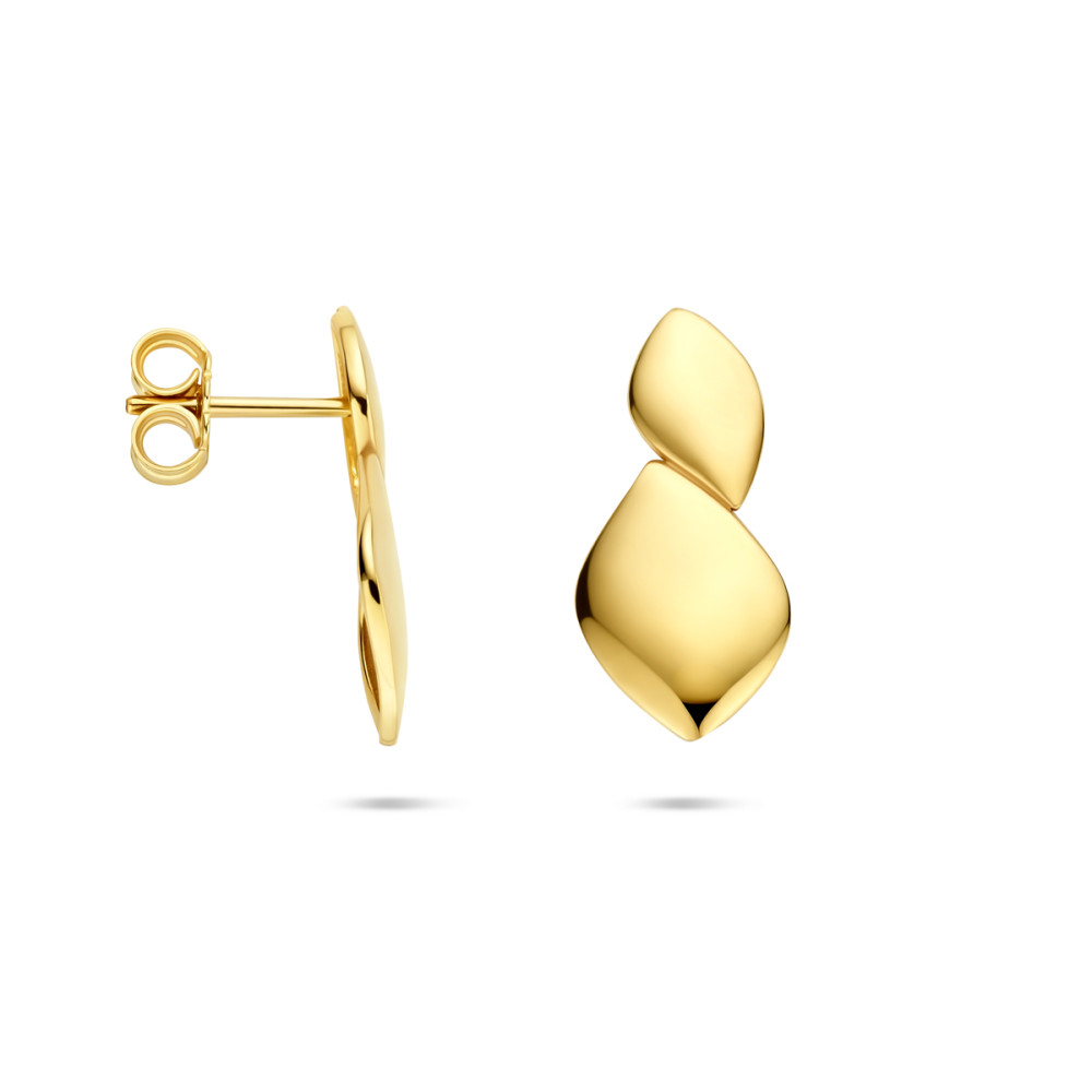 dubbele-druppelvormige-oorstekers-glanzend-14-karaat-goud-9-5-mm-breed-x-19-5-mm-hoog