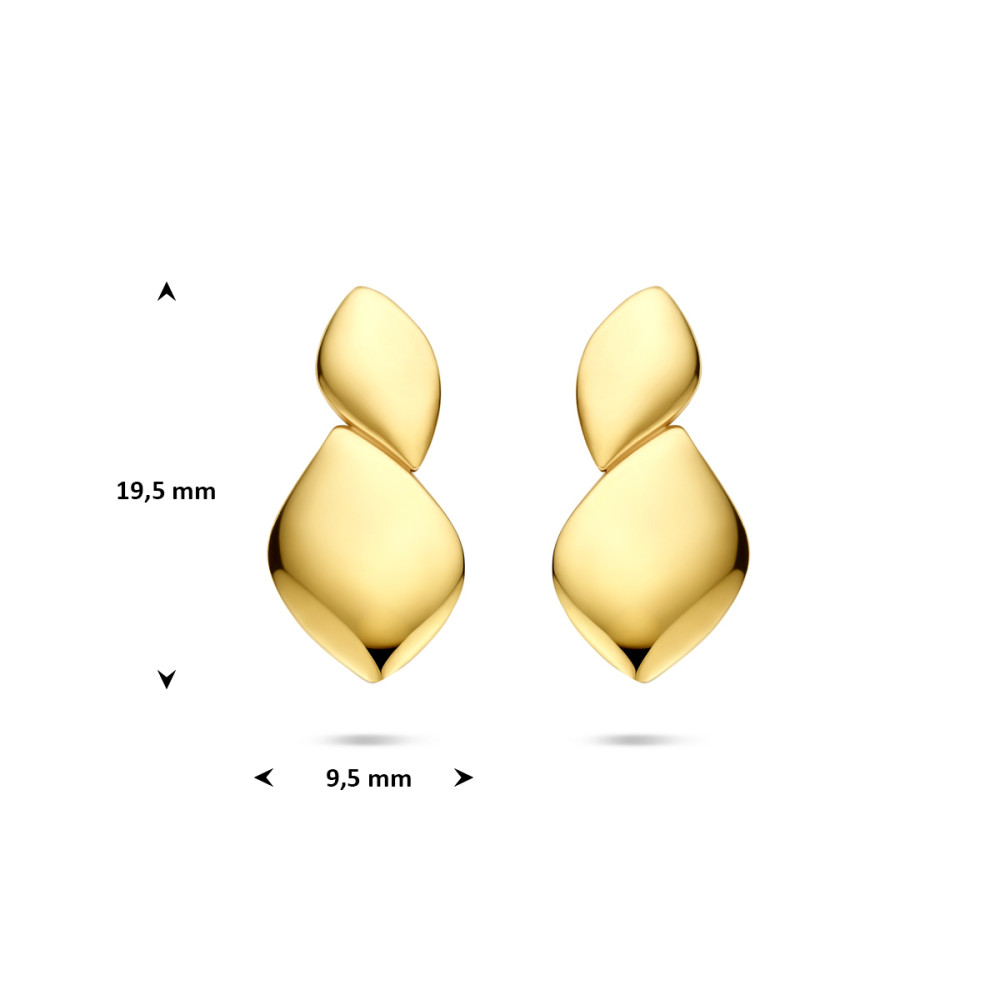 dubbele-druppelvormige-oorstekers-glanzend-14-karaat-goud-9-5-mm-breed-x-19-5-mm-hoog