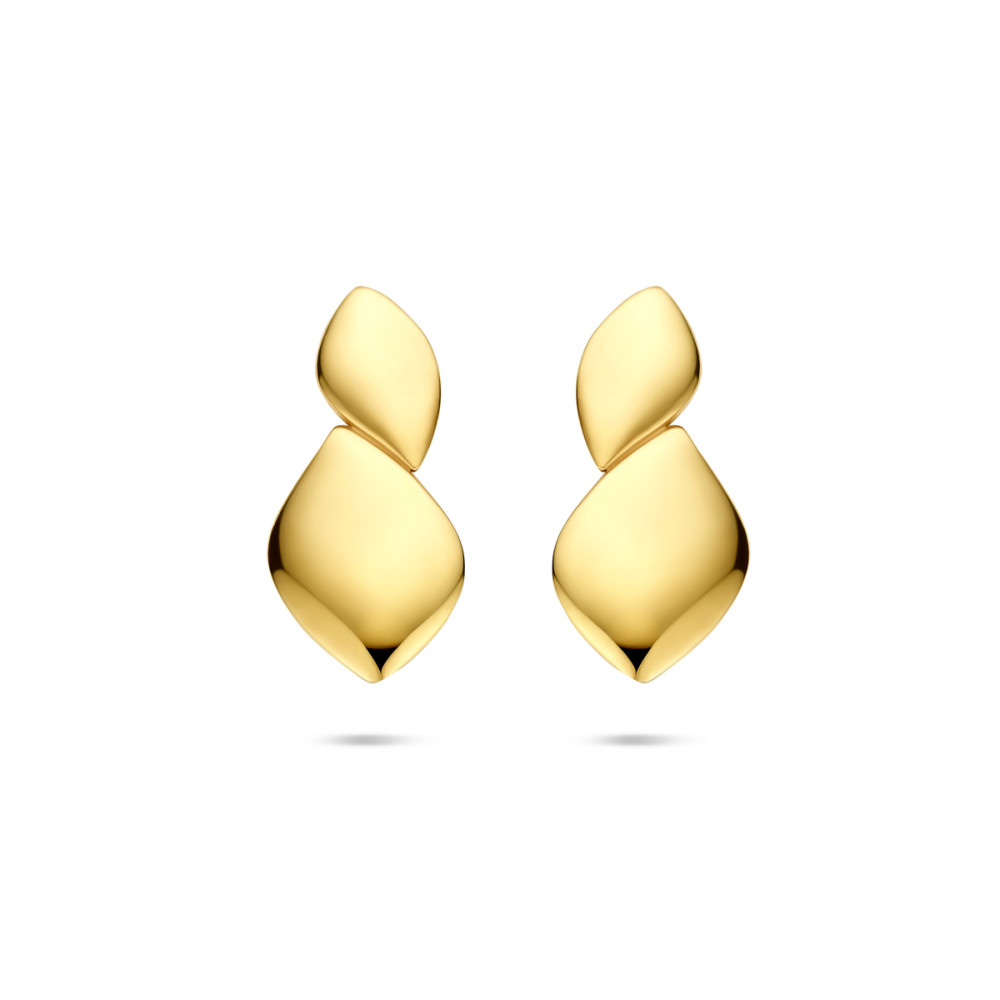 dubbele-druppelvormige-oorstekers-glanzend-14-karaat-goud-9-5-mm-breed-x-19-5-mm-hoog