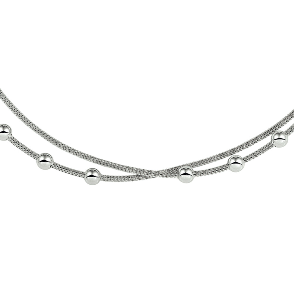 dubbele-ketting-zilver-glanzende-bolletjes-2-mm-breedte-lengte-42-45-cm