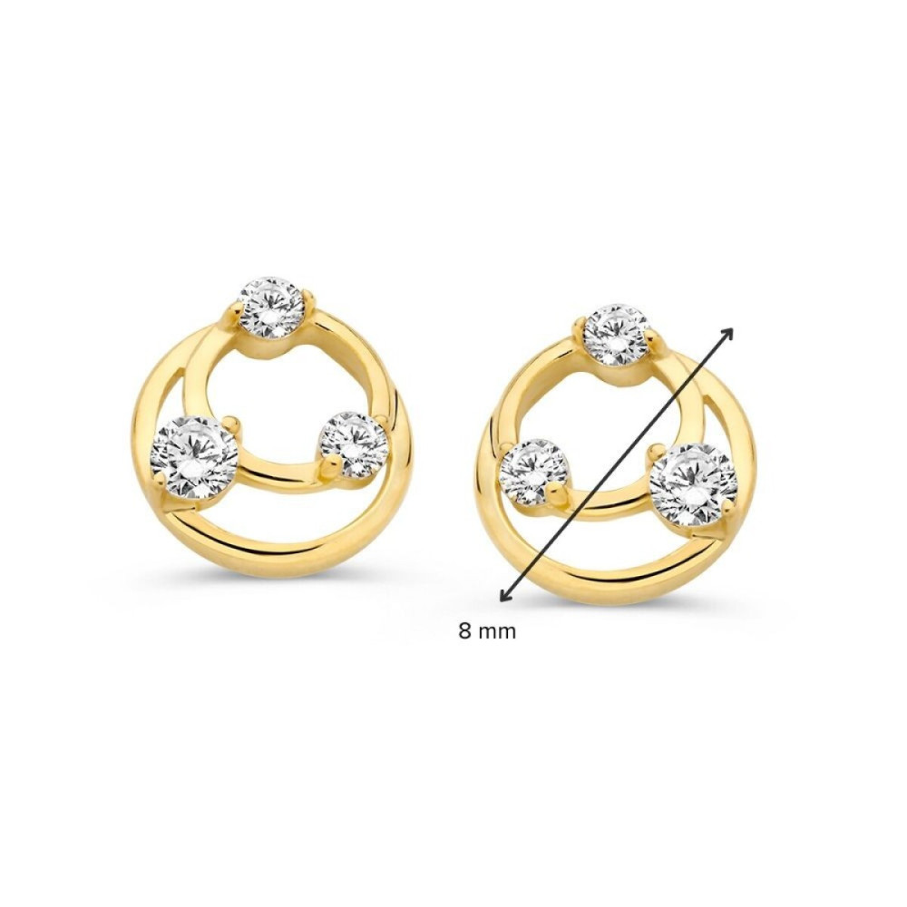 dubbele-ronde-oorknopjes-14-karaat-goud-briljant-geslepen-zirkonia-8-mm-diameter