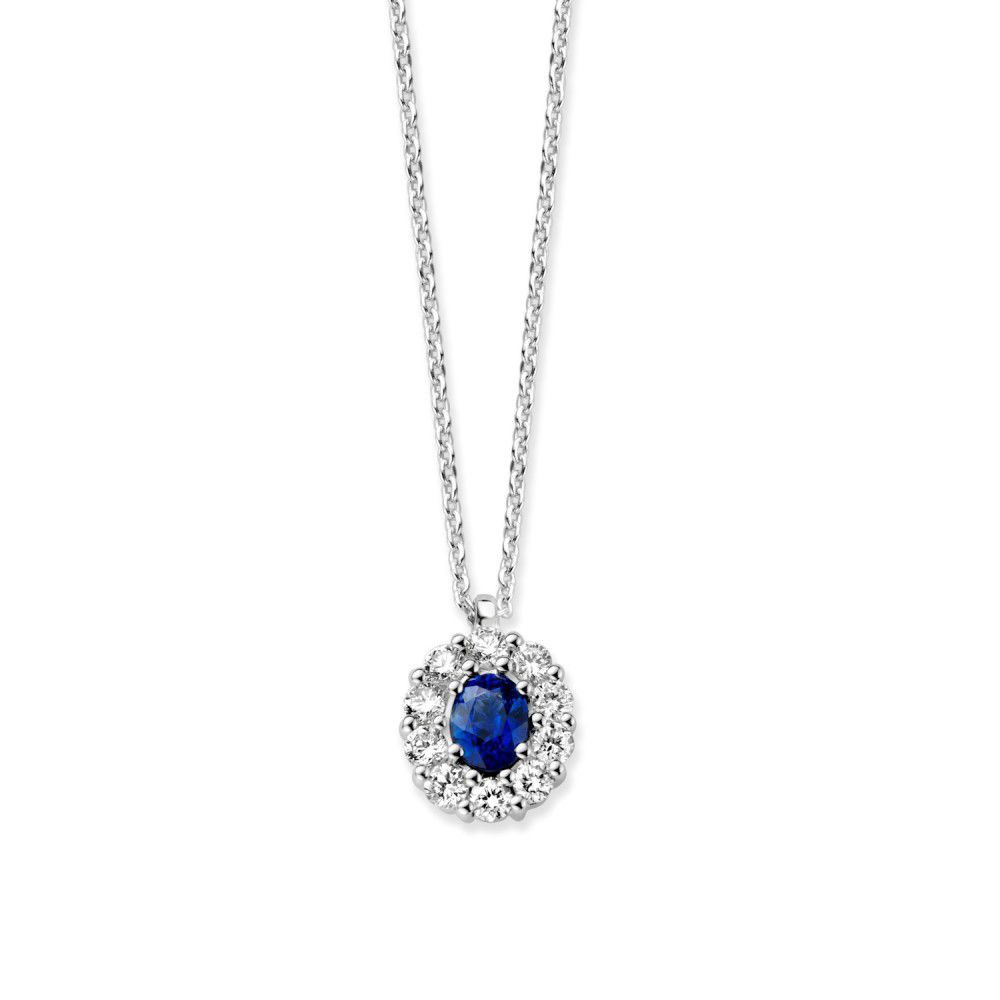 entourage-collier-met-saffier-en-diamant-0-25-crt-witgoud-lengte-verstelbaar-40-42-cm