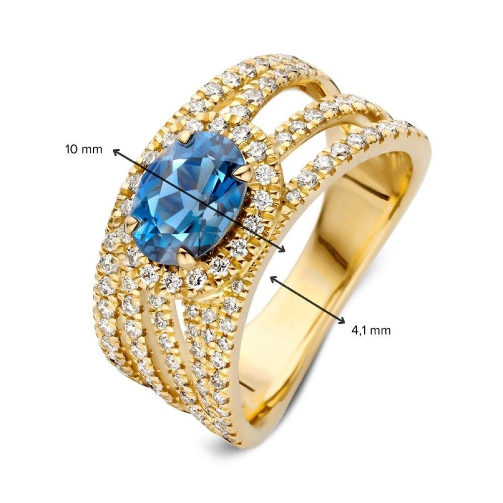 entourage-ring-14-karaat-goud-topaas-1-47-crt-en-diamant-0-59-crt-10-mm-breedte