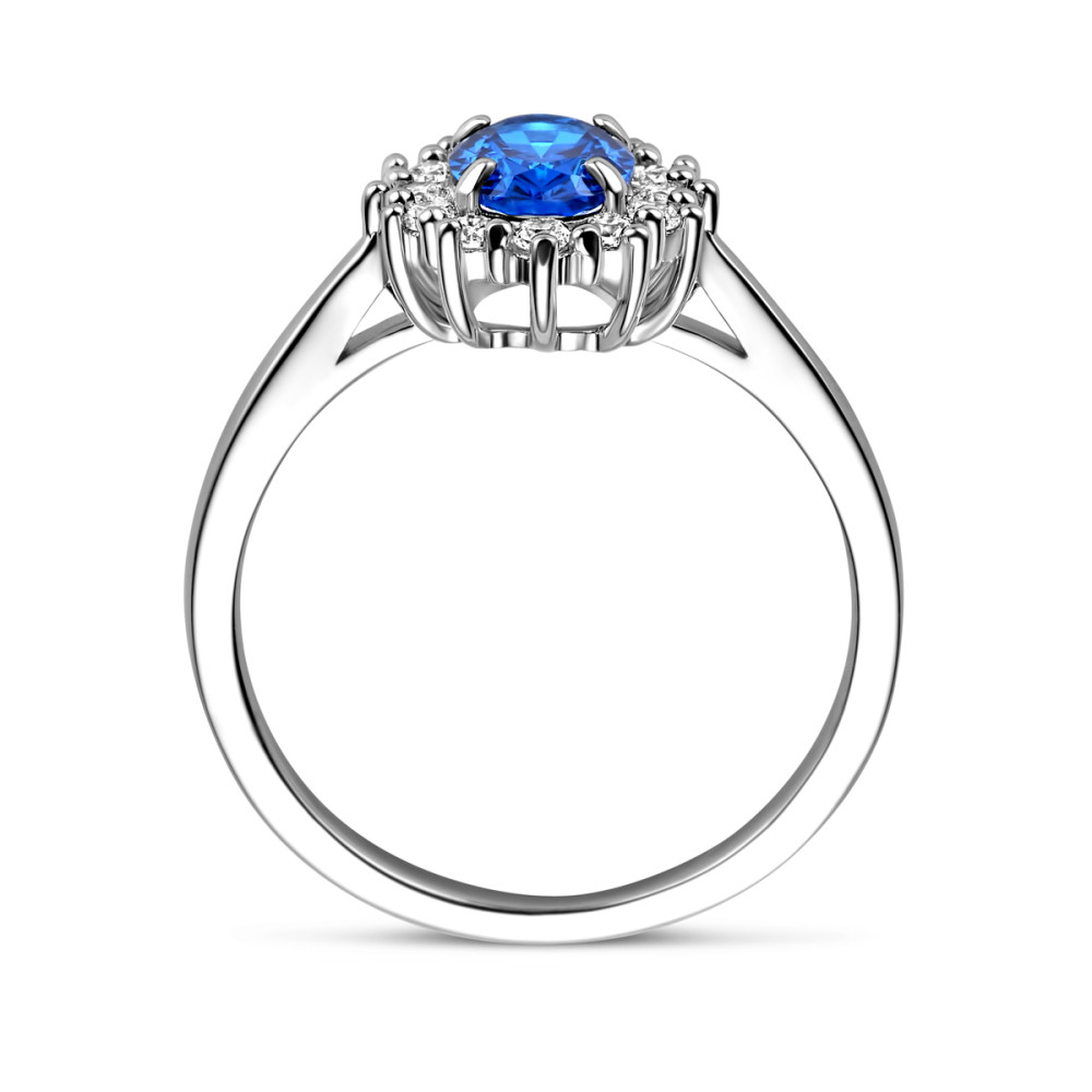 entourage-ring-zilver-zirkonia-man-made-saffier-ovaal-blauw-11-5-mm-breedte