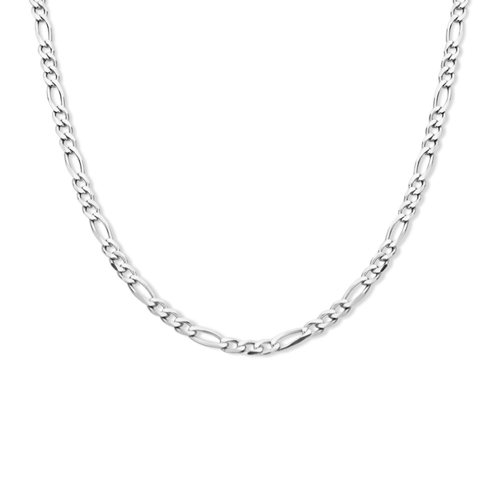 figaro-3-3-mm-schakelcollier-zonder-hanger-zilver-lengte-50-cm