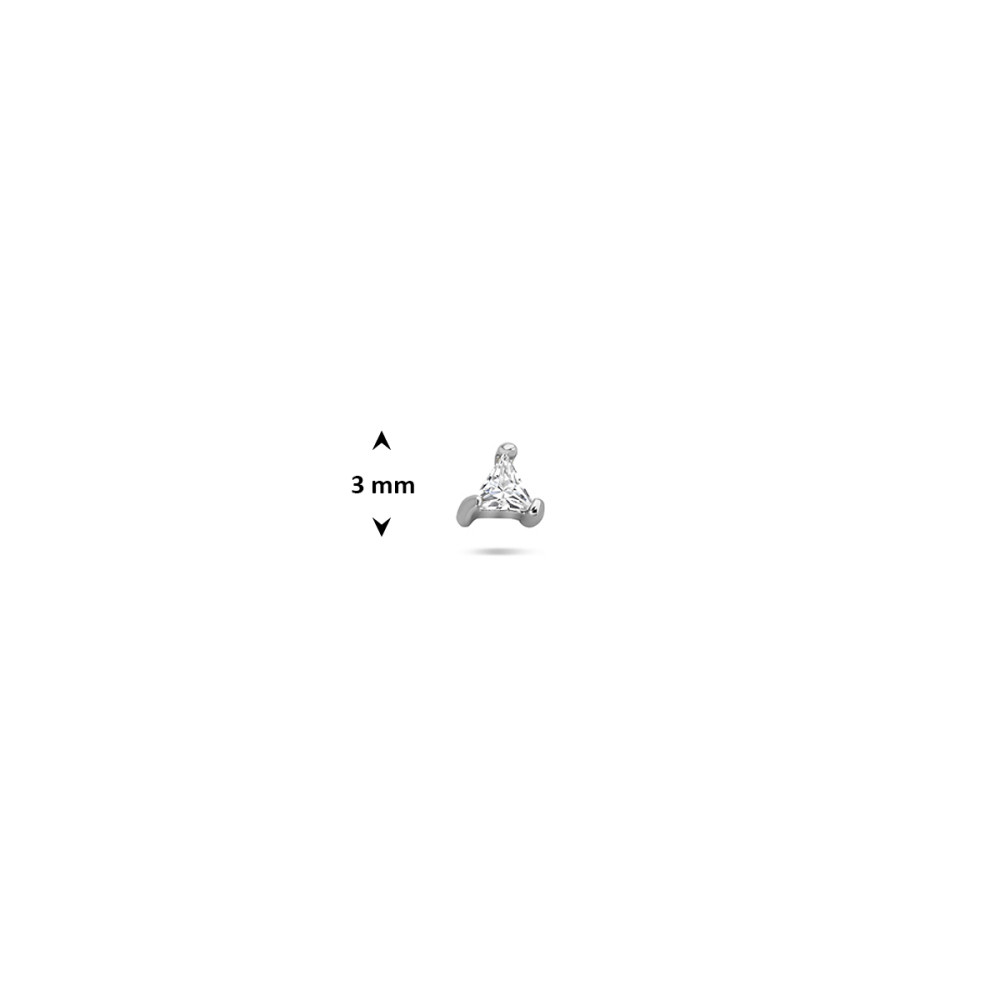 flatback-piercing-driehoek-925-zilver-transparante-zirkonia-3-mm-per-stuk