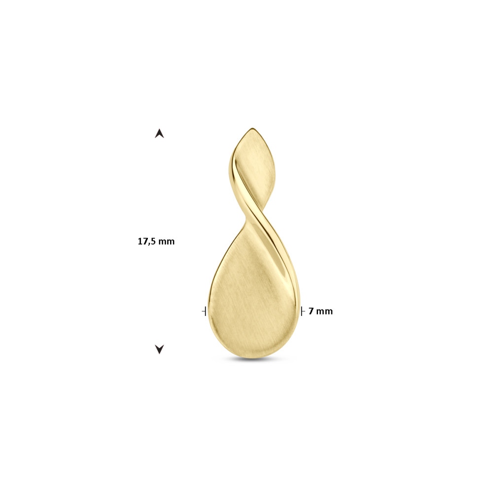 gedraaide-gouden-druppel-hanger-7-mm-breed-hoogte-17-5-mm