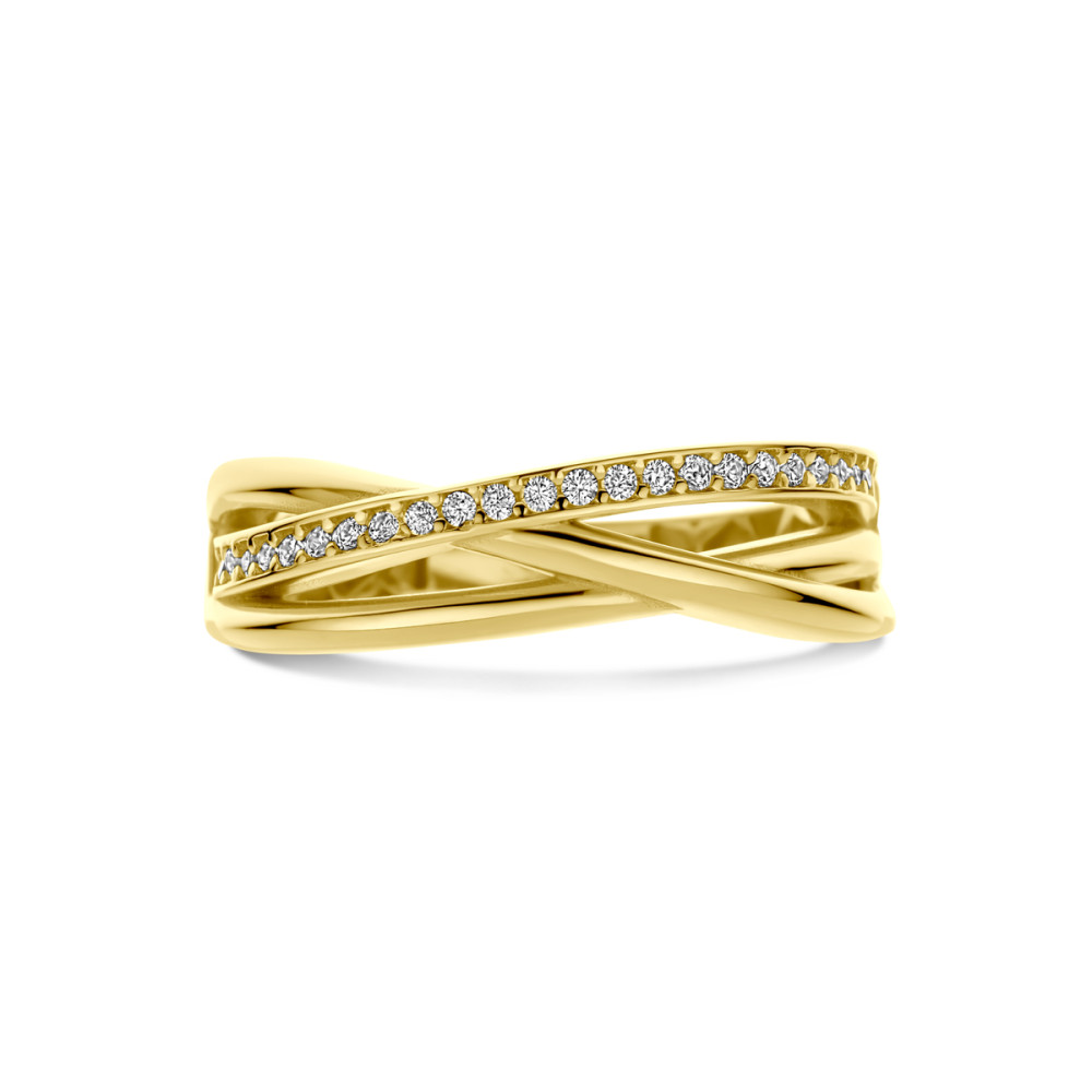 gekruiste-pave-crossover-ring-van-14-karaat-goud-met-transparante-zirkonia-en-opengewerkt-detail