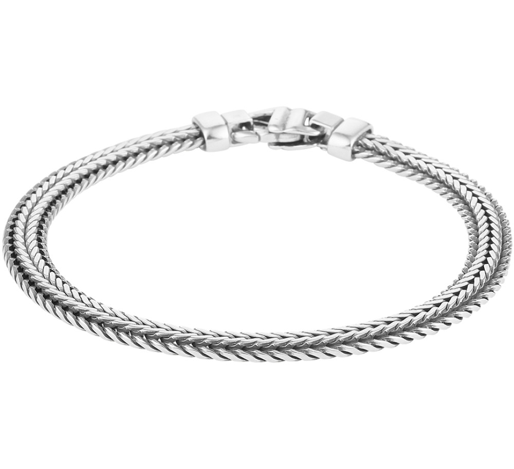 geoxideerde-zilveren-vossestaart-schakelarmband-6-5-mm