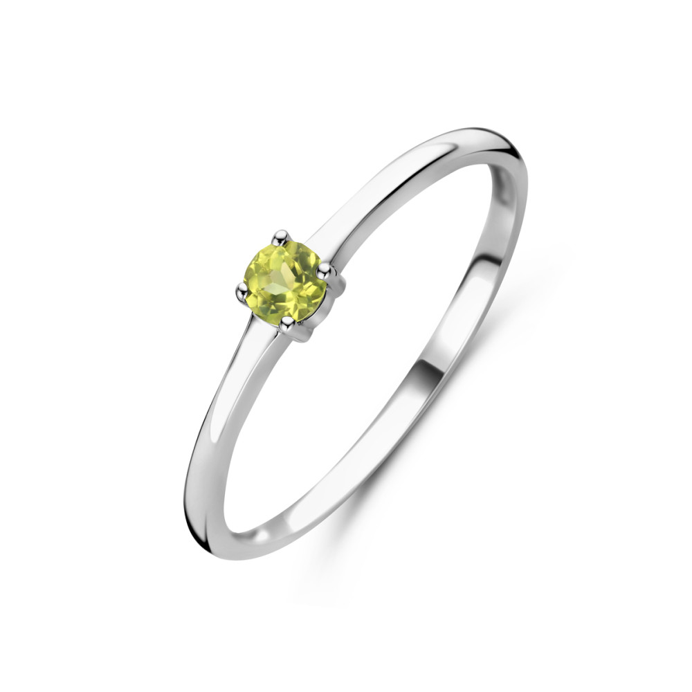 gerhodineerde-zilveren-solitair-ring-met-groene-peridoot